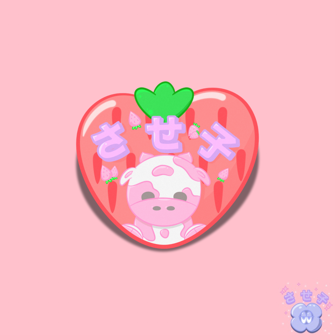 Strawberry Cow Air Freshener